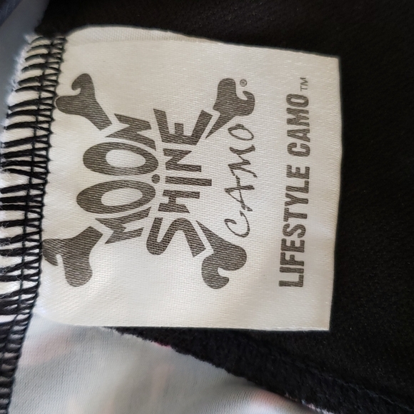 Moonshine Camo Triangle Full coverage adjustable bathing suit bikini top. - Picture 5 of 9